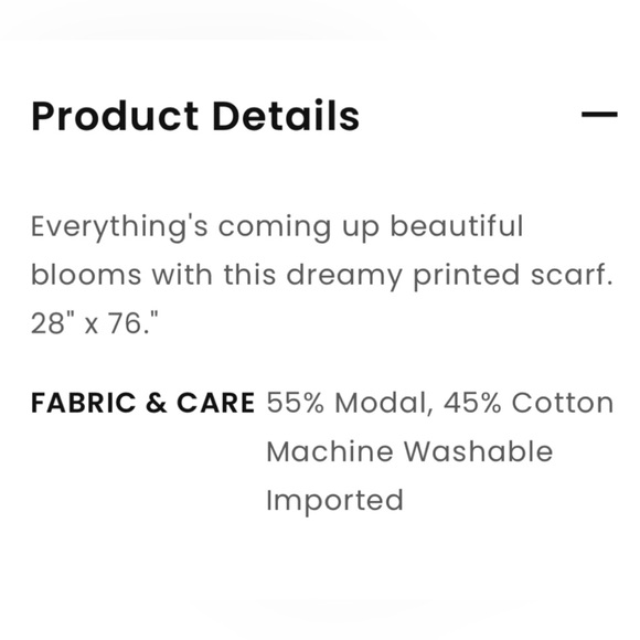 LOFT Festive Floral Patterned Scarf - Picture 7 of 7